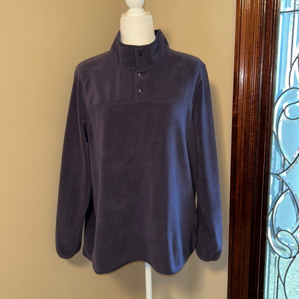 32 Degrees Heat Midweight Snap Arctic Fleece Pullover Szl View 2